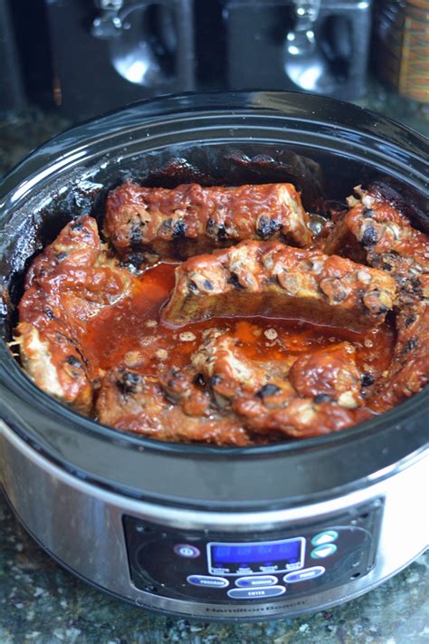 Crock Pot Barbecue Ribs Mommys Fabulous Finds