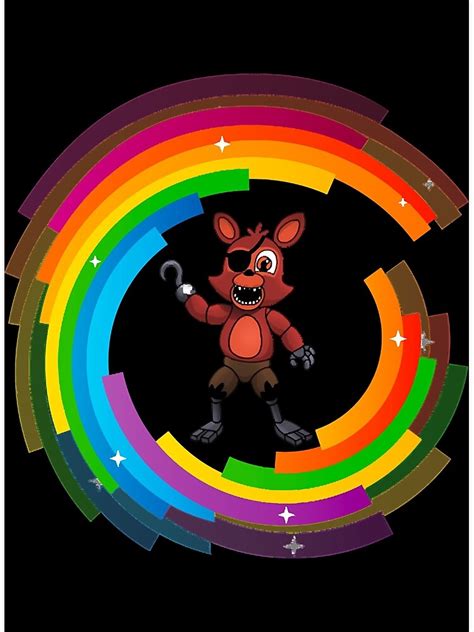 Colorful Fnaf Adventure Foxy Poster For Sale By Damyanfalgo Redbubble
