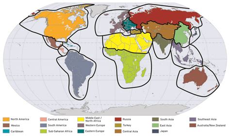 Regions Of The World