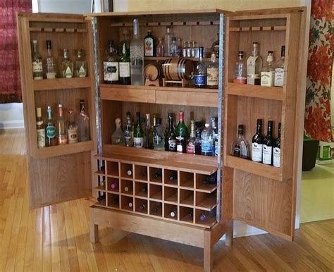 Bar Cabinet Readers Gallery Fine Woodworking Woodworking Equipment
