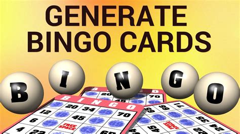 Improve your bingo skills & win mega bonus. How to Generate Bingo Cards - YouTube