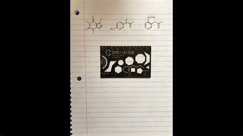 The Pocket Chemist Exam Edition Organic Chemistry Stencil Drawing