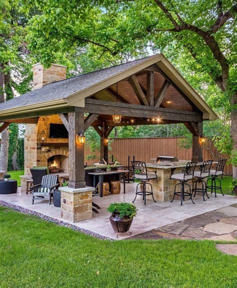 32 Best Backyard Pavilion Ideas Covered Outdoor Structure Designs 14