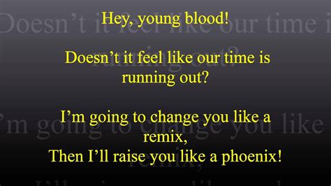 Fall Out Boy The Phoenix Lyrics Youtube