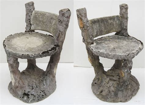 We collected up to 526 ads from hundreds of classified sites for you! Faux Bois Garden Stone Set of Table and Four Chairs at 1stdibs