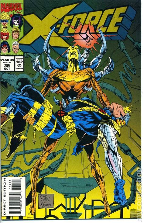 X Force 1991 1st Series 39 Marvel Comic Universe Marvel Comic Books