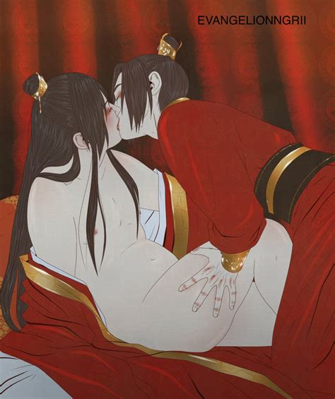 Rule 34 Ceremonial Hanfu Ceremonial Robe Clothed Clothing Evangelionngr2 Gay Gay Kissing Gay