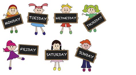 Maths Days Of The Week Level 1 Activity For Kids Uk