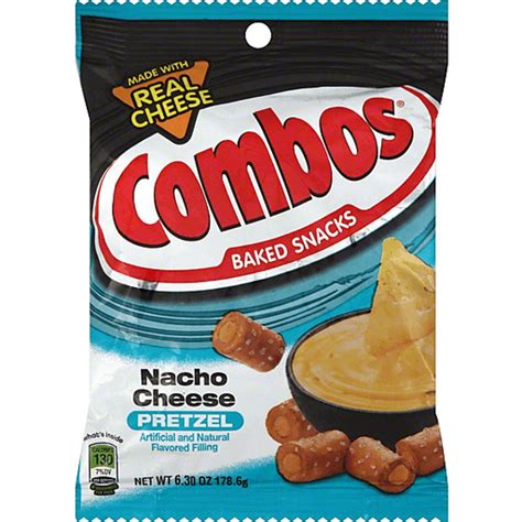 Combos Baked Snacks Nacho Cheese Pretzel Snacks Chips And Dips