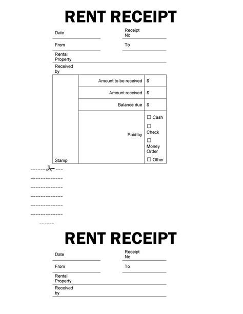 45 Printable Receipt Templates Free Premium Templates