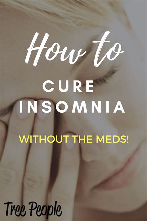 How To Cure Insomnia Without The Meds