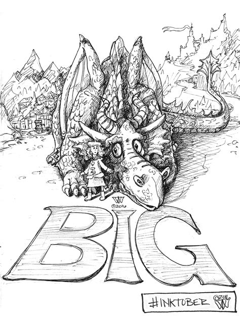 Check Out My Behance Project Inktober Dragons 2016
