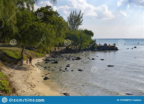 The Beautiful Exotic Mont Choisy Public Beach One Of The