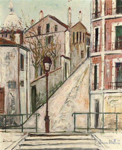 Maurice Utrillo 1883 1955 Montmartre Christies