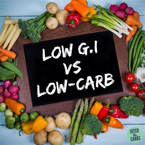 Low Glycemic Diet Or Low Carb Diet Which Is Best Ditch The Carbs