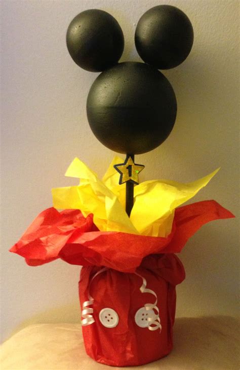 Approximately 14h x 8w color(s): Mickey Mouse DIY decorations | 1st birthday | Pinterest
