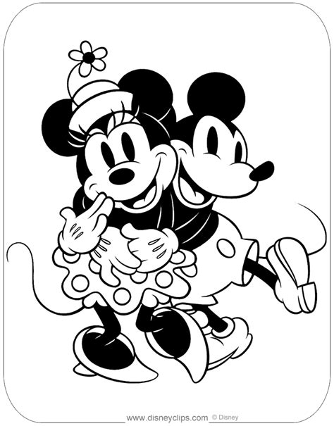 Mickey mouse coloring pages 281. Classic Mickey and Friends Coloring Pages | Disneyclips.com