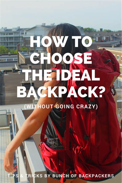 How To Choose The Ideal Backpack Without Going Crazy Bunch Of