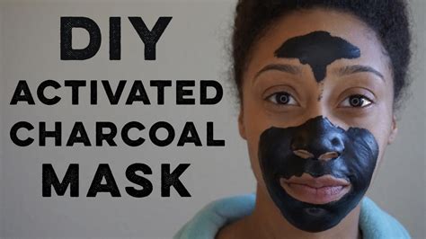 Diy Activated Charcoal Blackhead Removing Mask Toshpointfro Youtube