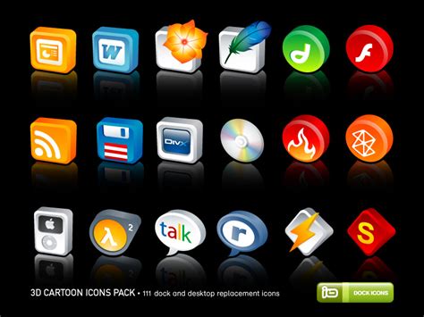 10 3d Icon Pack Images Free 3d Desktop Icons 3d Social Media Icons