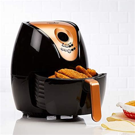 The copper chef air fryer is the model we are going to review in this article. Copper Chef 3.2 QT Black and Copper Air Fryer Plus- Turbo Cyclonic Airfryer With Rapid Air ...