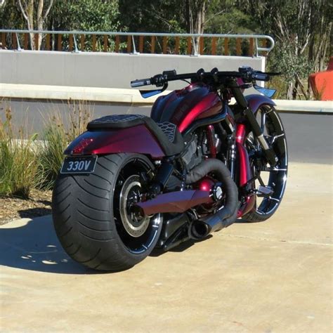 Harley Davidson Vrod Big Wheel By Curran Customs Bobber Motorcycle