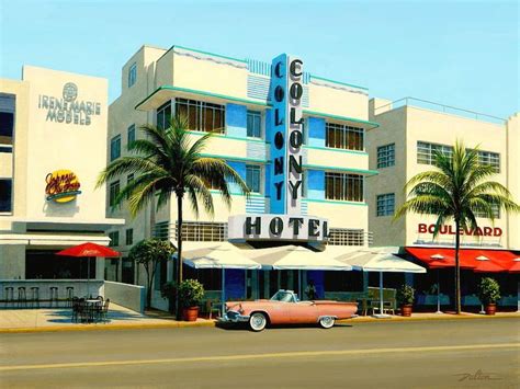 Art Deco Miami Beach Colony Hotel Miami The Colony Hotel Colony Hotel Miami Beach
