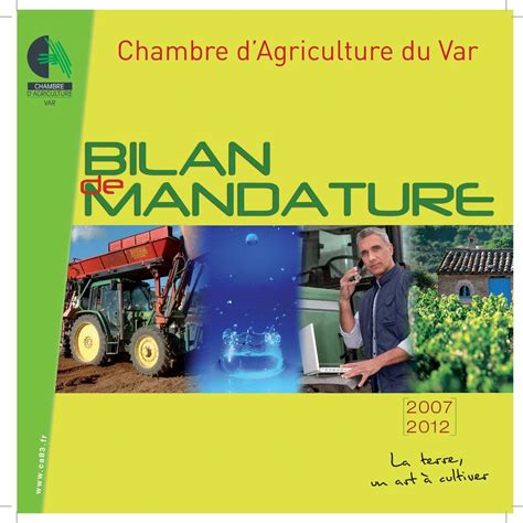 Calaméo Bilan Mandature 2007 2012 Chambre Dagriculture Du Var