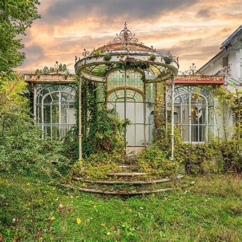 Beautiful Abandoned Places On Instagram “abandoned Green House Photo