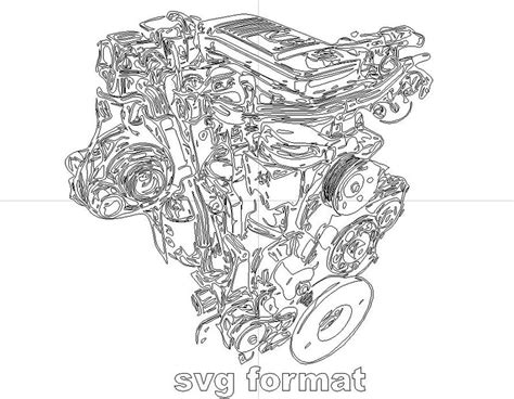 Cummins Diesel 67 Engine Svg Dxf Eps Png Vector Files For Etsy