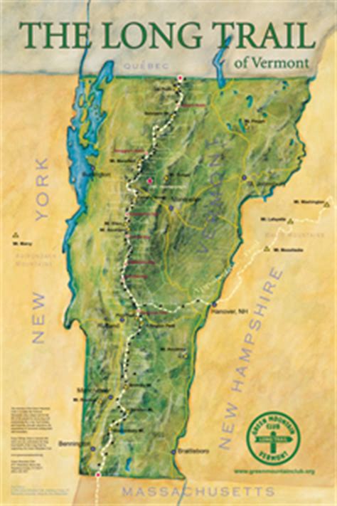 Digital topographic maps can be downloaded for free from the u.s. The Long Trail - Green Mountain Club