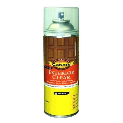 Polyurethane Spray 300g Gloss Cabots Exterior Clear Marine Grade Ebay