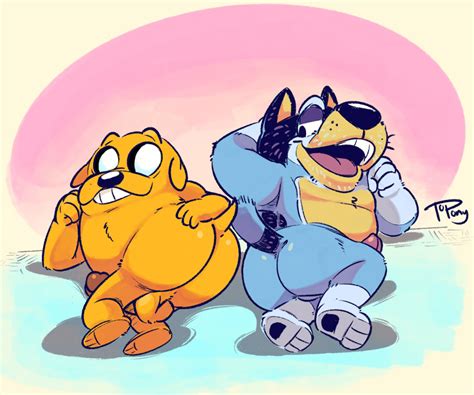 Rule 34 Adventure Time Anthro Ass Balls Bandit Bluey Bandit Heeler