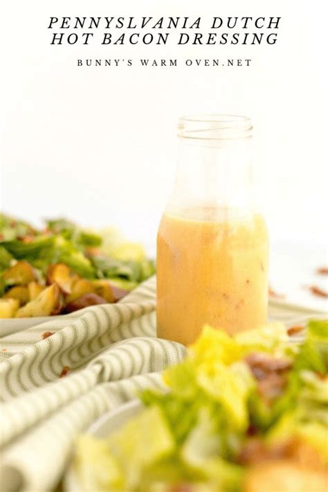 Pennsylvania Dutch Hot Bacon Dressing We Re Going Dutch Today With The Flavors Of Sweet And