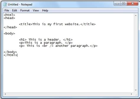 Html Tutorial Part 2 Create Html Page With Notepad