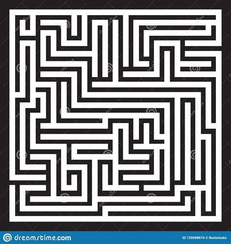 Labyrinth Maze Stock Illustration Illustration Of Labyrinth 135098674