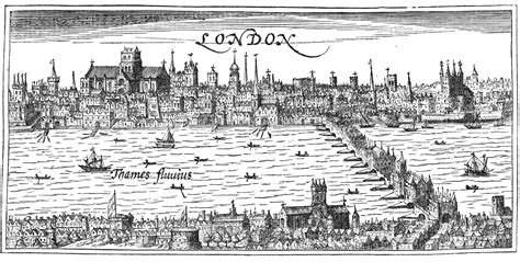 17th Century Map Of London Theaters Map