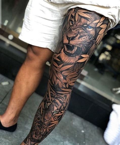 Full Leg Tattoos Best Leg Tattoos For Men PROJAQK Leg Sleeve