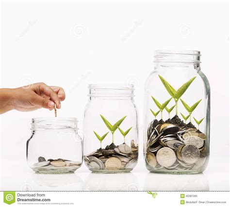 Inside, he reveals what the identification system really is and how you can invest in it using your regular brokerage account (or even your 401. Hand Putting Golden Coins And Seed In Clear Jar Over White ...