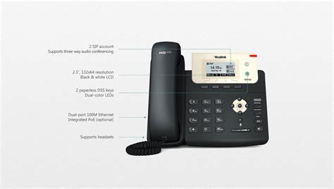Yealink Sip T21p E2 Dual Line Entry Level Ip Phone Voice