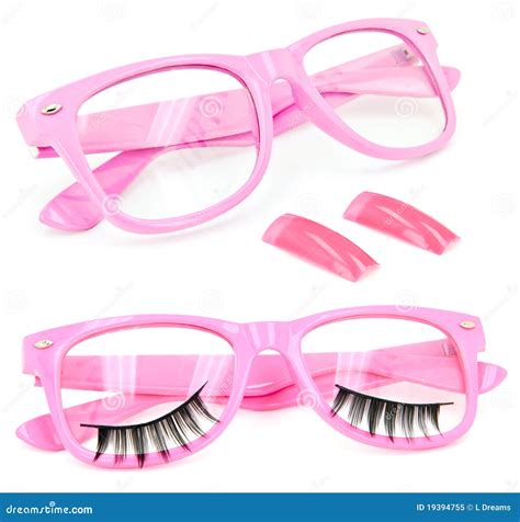 Neon Pink Nerd Glasses