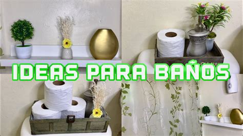 5 Ideas Para Decorar Tu BaÑo PequeÑo EconÓmico Con Poco Dinero💵💰 Youtube