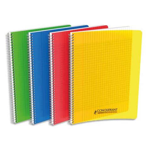 cahier oxford office c9 24x32 96 pages 90g seyès couverture polypro incolore reliure