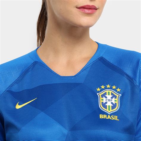 O confronto será contra o canadá. Camisa Seleção Brasil II 2018 s/n° - Torcedor Nike ...