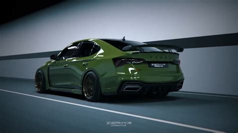 skoda octavia vrs custom wide body kit by zephyr buy with delivery installation affordable