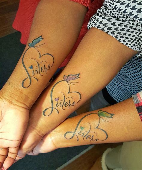 Pin By Jackie C On Tattoos Matching Sister Tattoos Sister Tattoo Designs Cute Sister Tattoos