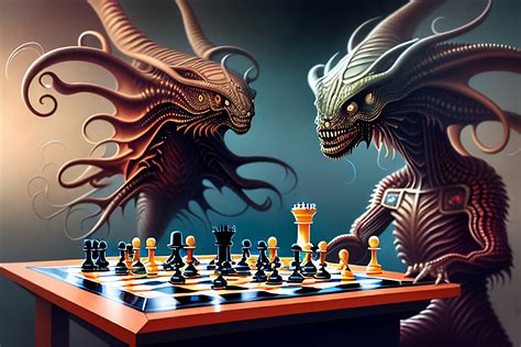 Aliens Play Chess By Radolf