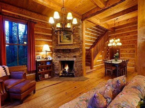 15 Cozy Cabins To Get Lost In Cabin Living Room Decor Cabin Living
