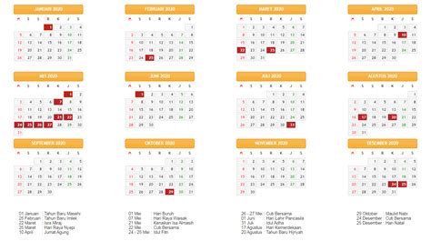 Kalender 2021 Hari Libur Nasional 2021