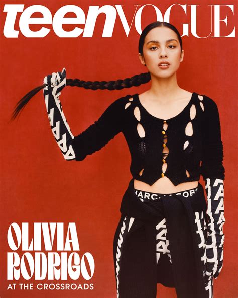 Olivia Rodrigo On The Cover Of Teen Vogue Entertainment News Gaga Daily